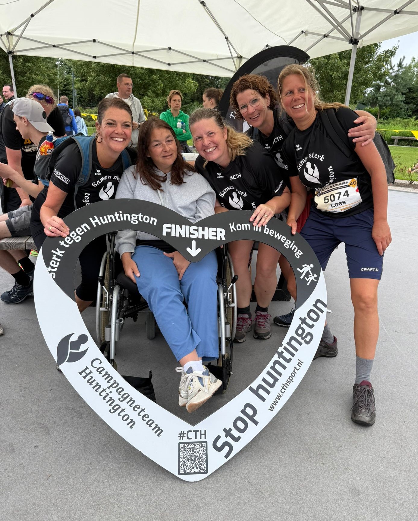 CTH wandelaars ook in Kennedymars Someren