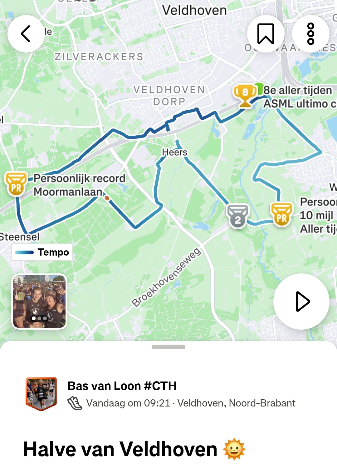 CTH in eerste Halve Marathon van Veldhoven